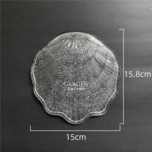 轻奢水晶灯饰配件海贝网红法式玻璃片灯具公装设计2024新款