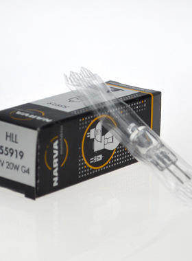 NARVA利华卤素灯泡55919 HLL 12V20W显微镜灯泡 生化仪灯泡
