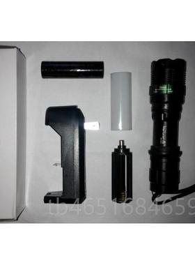 高档18650ledQ术5战强光手电无 机械极变焦 远筒射可充电防水包邮