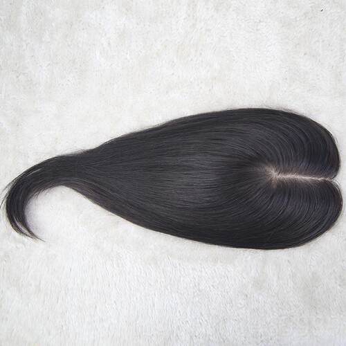 高档假发递真头顶针补发片补发块女遮白盖发无痕隐形自然全发长发