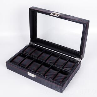 盒 高档檀致远碳纤维P皮U革1品2位10位6位5位手表盒新珠宝首饰包装