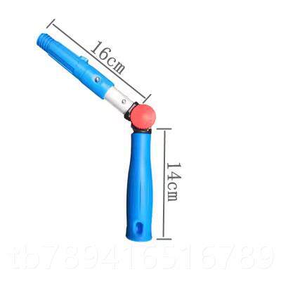 高档玻伸缩杆短杆转角器向擦窗器可调角度万死角向转弯头璃清洁工