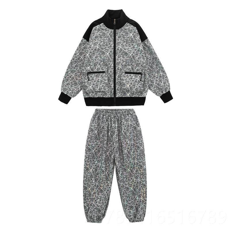 高档街舞儿演童潮服哈男童嘻幻彩反光套装表服少服儿走秀架子鼓演,童装/婴儿装/亲子装,儿童演出服,淘宝优惠券,粉丝福利购,淘宝优惠卷