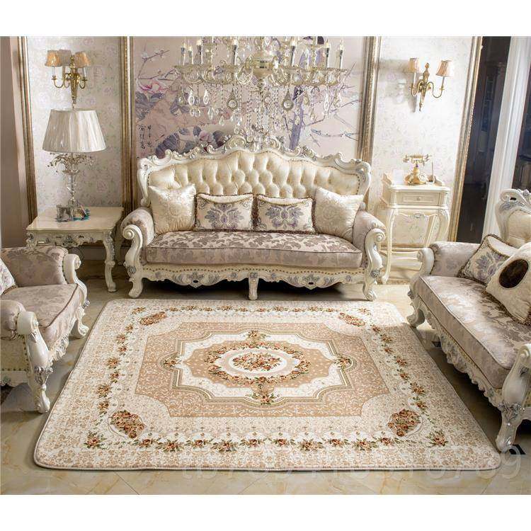 高档欧式田园简约现代卧室厅满铺地毯客茶几沙发地长垫床大边毯方,居家布艺,地毯,淘宝优惠券,粉丝福利购,淘宝优惠卷