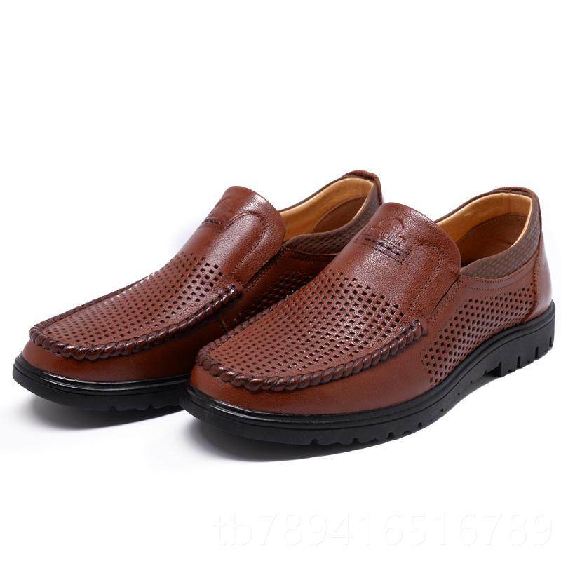 高档季男士皮凉鞋真皮洞夏鞋洞小码3休5皮鞋36闲37大码45镂空46透,流行男鞋,洞洞鞋,淘宝优惠券,粉丝福利购,淘宝优惠卷