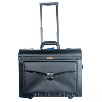 高档男机长箱航空箱 电脑杆箱 9旅行箱皮箱空姐箱 女登机 箱拉1寸