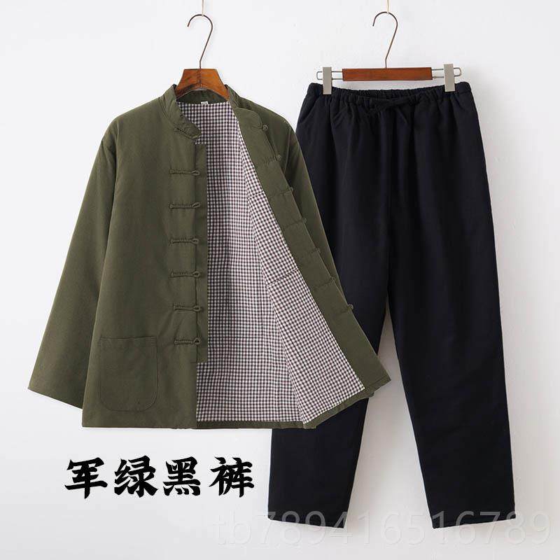 高档老粗服布老唐装棉袄男秋装纯棉加厚外套冬中式复古汉套装中年,男装,唐装,淘宝优惠券,粉丝福利购,淘宝优惠卷