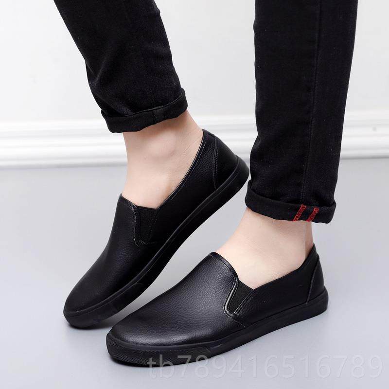 高档白鞋一脚蹬皮鞋英伦潮流闲白色男休鞋豆豆士鞋乐福鞋懒小人社,流行男鞋,乐福鞋（豆豆鞋）,淘宝优惠券,粉丝福利购,淘宝优惠卷