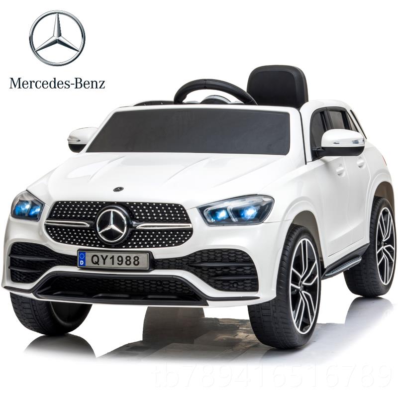 高档儿童电动车奔驰四轮野汽车小孩宝童宝玩电瓶车可具坐人带遥越