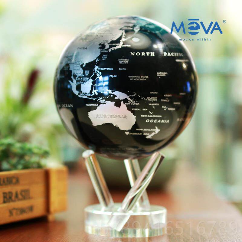 高档美国光能mova自转地球仪悬浮永动摆件轻高男档导领礼奢物