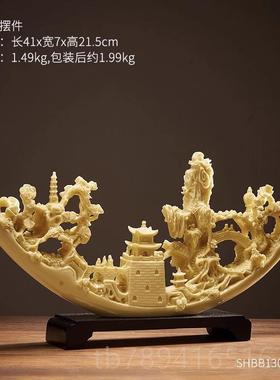 高档马到招成马摆件客厅老装板领导办公室功财酒柜电视柜饰品新中