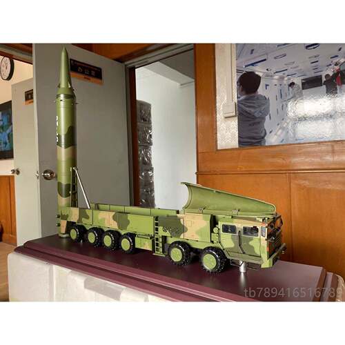 高档东26导弹发成射车模型 DF-26仿真舰弹风道导弹品仿真摆件 1: