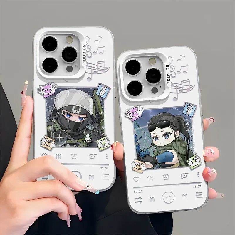 适用iPhone13苹果15创意彩银17ProMax硬14PLUS高级感手机壳Q版无名露娜动漫适用华为PURA90适用OPPORENO16PRO