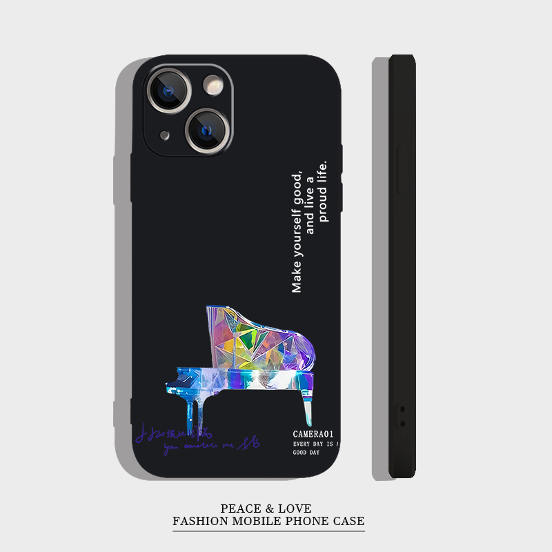 小米15Ultra手机壳软iPhone13适用12ProMax高级感jj20林俊杰周边钢琴苹果16创意14plus新款红米TURBO4ins风a5