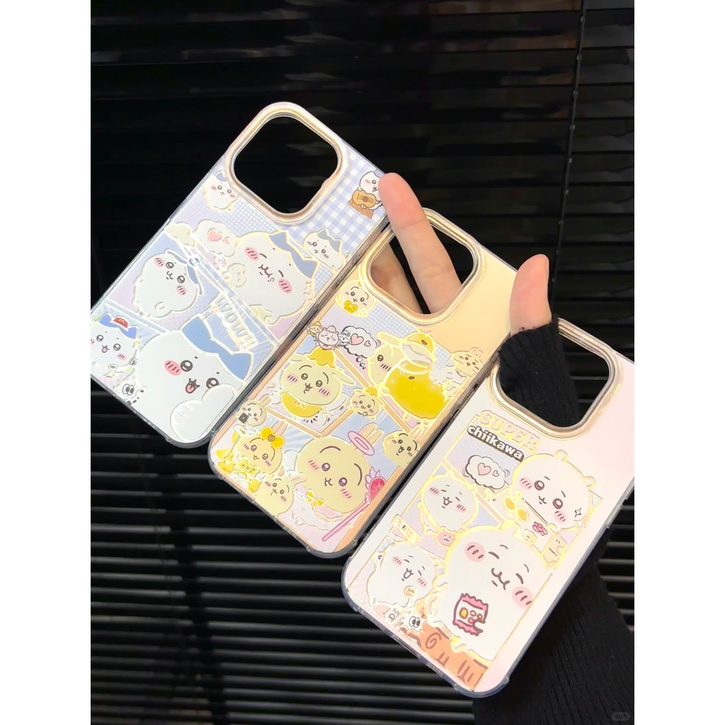 情侣适用苹果15可爱吉伊卡哇小八乌萨奇手机壳16ProMax华为NOVA12羽纱iPhone14卡通硬iQOO13可爱红米k70ULTRA