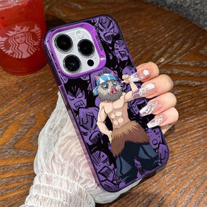 苹果14pm二次元13ProMax彩银12呆萌伊之助手机壳15PLUS适用iPhone16个性华为PURA80硬OPPOReno14潮酷一加ACE5