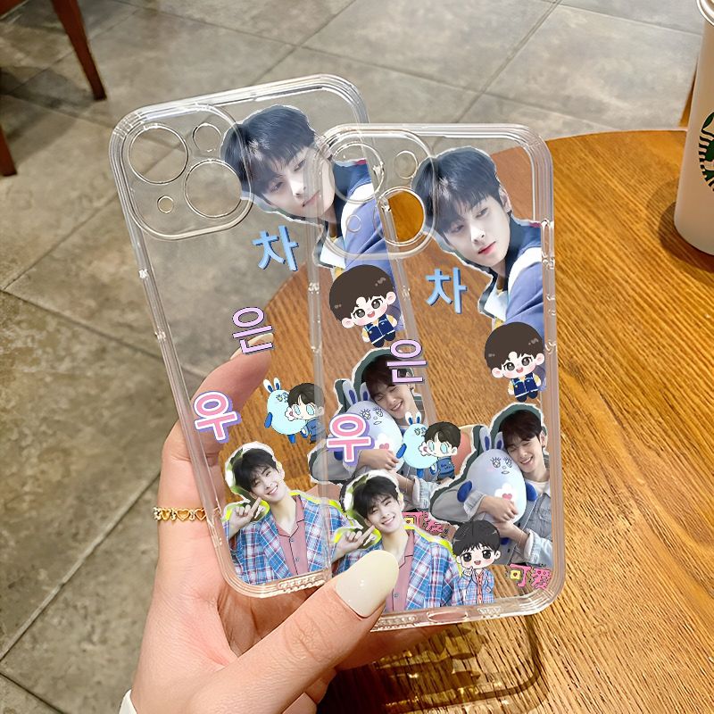 苹果14Q版车银优VIVOx200s适用小米15Ultra卡通12promax透明软OPPOReno13手机壳iPhone16高颜值红米TURBO4PRO