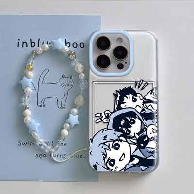 16ProMax卡通盗墓笔记比耶14plus创意荣耀MAGIC713硬12手机壳带挂绳iPhone15适用17air大孔红米TURBO4PRO新款