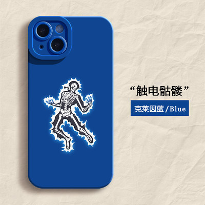 iPhone12搞怪华为NOVA15手机壳软OPPORENO14瞳眼13创意苹果16Plus适用触电骷髅人小米17ProMax个性华为MATE80