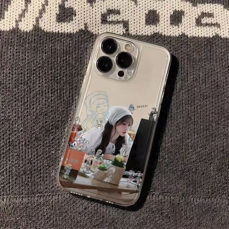 小米15至尊版适用12promax创意OPPOReno14高颜值iPhone16e可爱虞书欣苹果13手机壳透明软荣耀POWER红米TURBO4