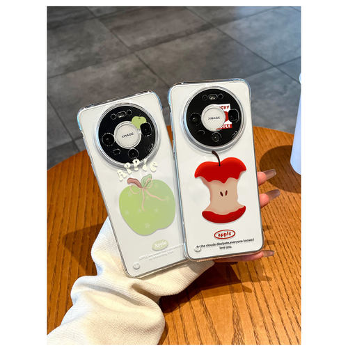 适用iPhone12苹果13p创意无边框超薄透明硬壳15ProMax硬14PLUS手机壳夏日水果苹果适用红米NOTE17/华为NOVA16
