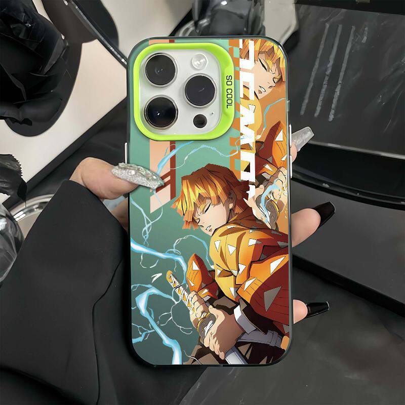 苹果13p彩银OPPORENO14潮酷12ProMax我妻善逸手机壳15PLUS创意iPhone16个性适用一加ACE5ULTRA硬华为MATE70RS
