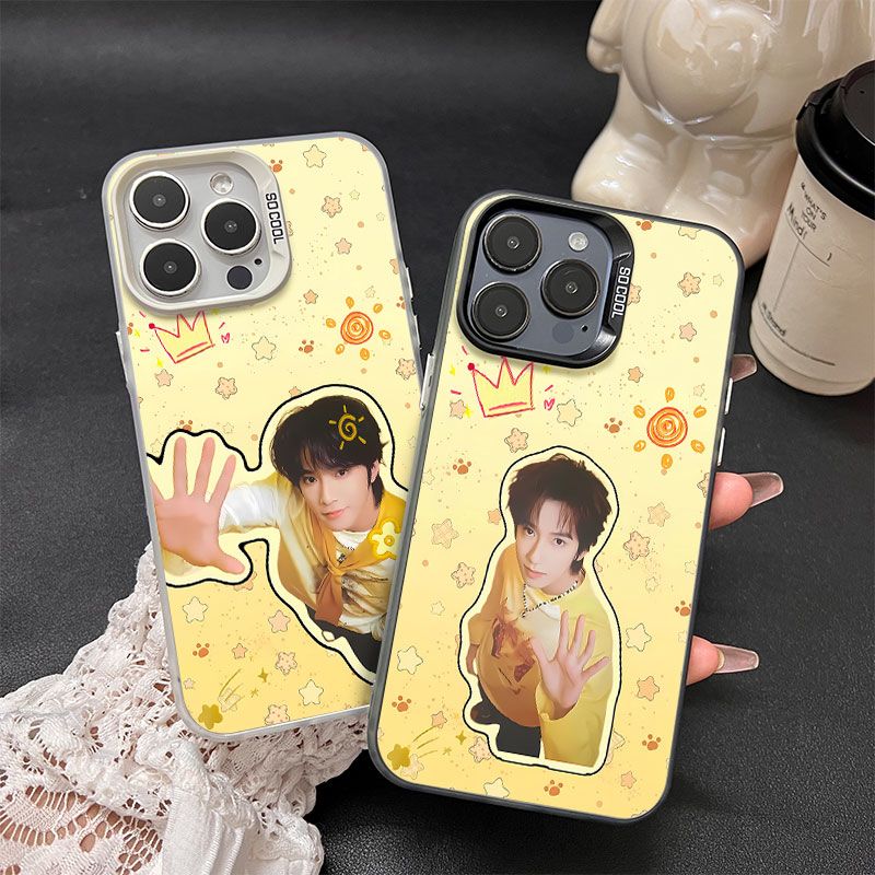 OPPOFindx9彩银苹果15适用14Plus可爱iPhone16手机壳硬17周边华为Mate80贺峻霖刘耀文13ProMax时代少年团x300