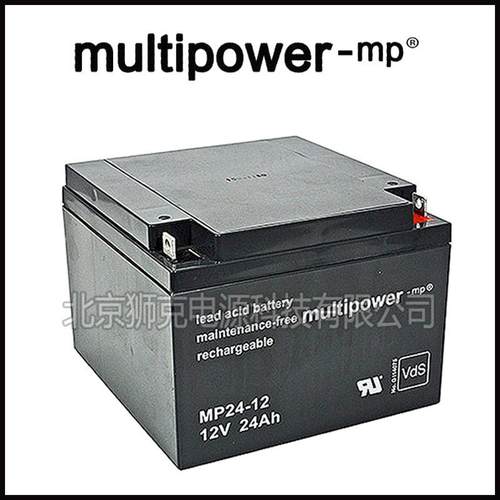 Multipower-mp蓄电池船舶海洋MPL80-12 AGM铅酸12V80AH发动机牵引