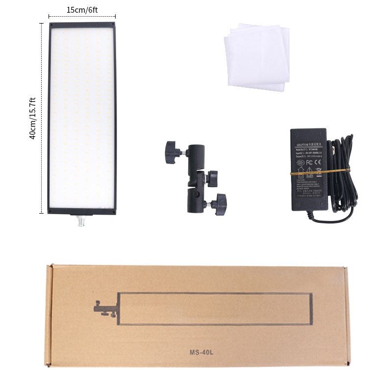 40CM双色温摄影长宽灯 高档摄影产品人物照相灯 批发可零售MS-40L,橡塑材料及制品,其他塑料制品,淘宝优惠券,粉丝福利购,淘宝优惠卷