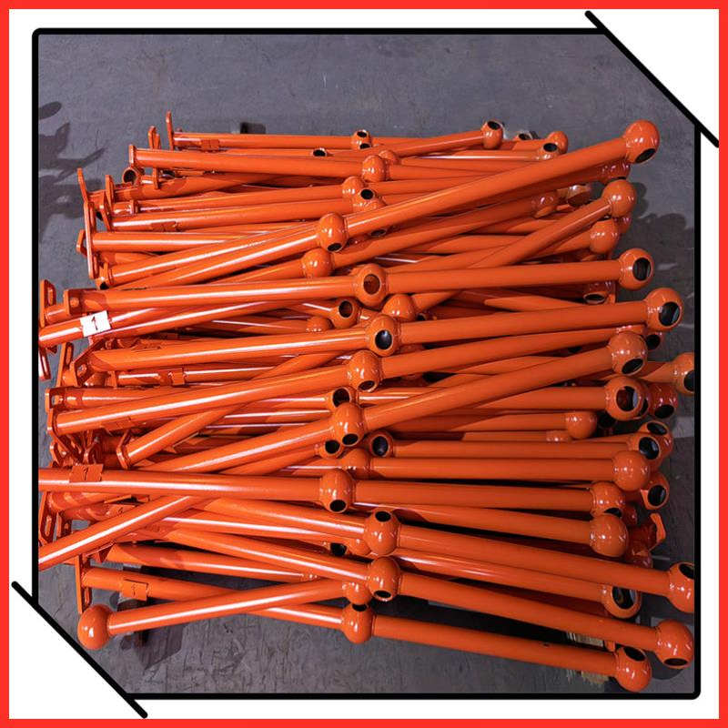 球形立柱防护栏球接栏杆 铁路桥梁镀锌球接立柱栏杆楼梯扶手栏杆