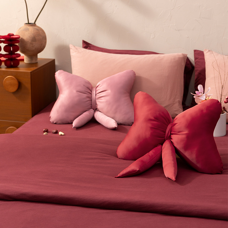 红色抱枕结婚压床异形抱枕一对婚庆婚房沙发客厅靠枕轻奢高级感