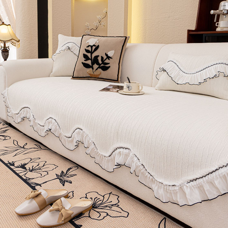 轻奢防滑雪尼尔沙发垫2025新款