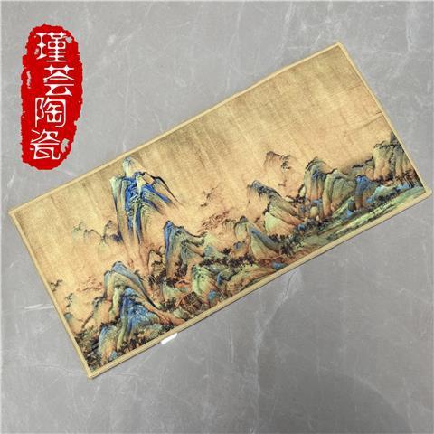 手工麂皮绒茶巾茶布茶桌毛巾抹布国潮古风茶杯垫养壶强吸水茶席