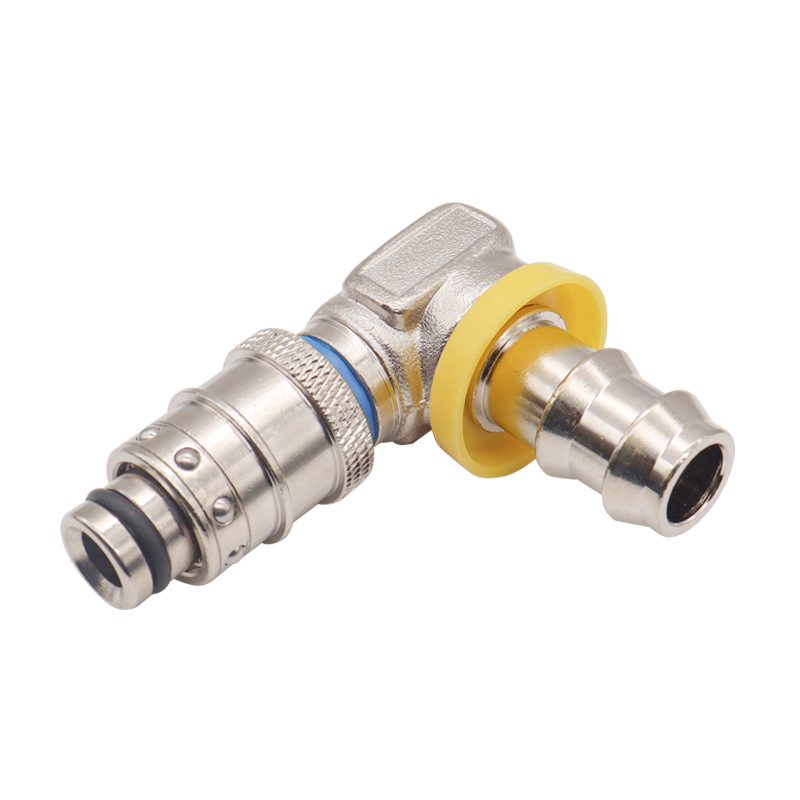 法式 STAUBLI模具90°直插式运水快速接头自锁软管RPL06/08/12