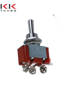 日本NKK S308T S-308T 摇臂开关 3脚3档 双边复位 (On)-Off-(On)