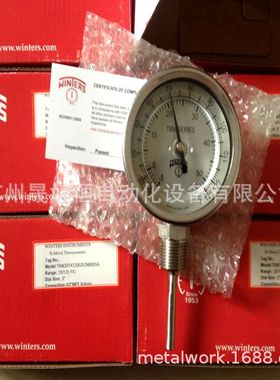 厂家直销加拿大WINTERS温特斯不锈钢双金属温度计TBM40