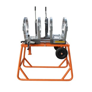 工业塑料管道315 PPH PFA PVDF热熔对接弯头焊机红外焊接机