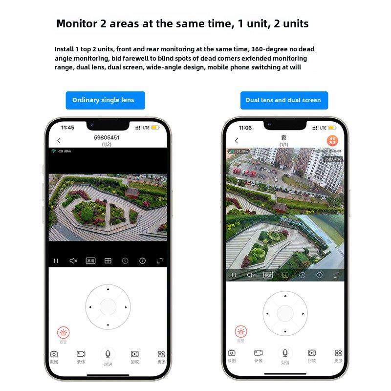 有看头5g摄像头监控器360度室外防水高清夜视家用连手机远程控制