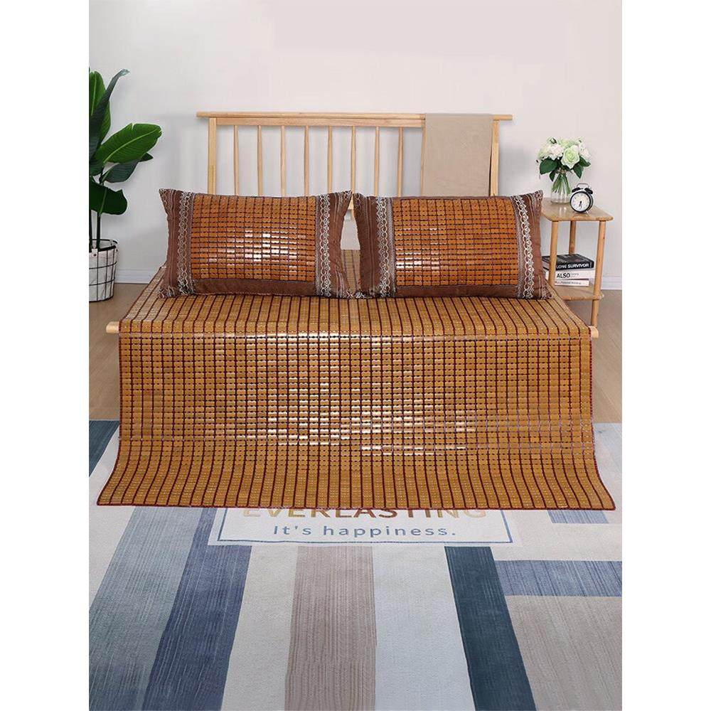 碳化麻将块席子凉席夏天夏季折叠宿舍单双人床席1.2m1.5m1.8m米床,床上用品,凉席/草席/麻席,淘宝优惠券,粉丝福利购,淘宝优惠卷