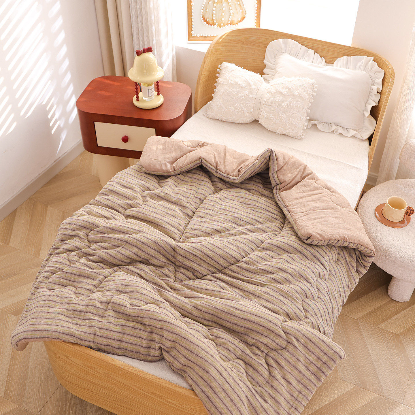 A类纯棉纱布加厚大豆纤维儿童被保暖被芯全棉防踢被冬被家用被子,床上用品,化纤被,淘宝优惠券,粉丝福利购,淘宝优惠卷