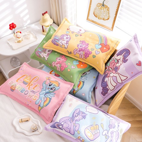 小马宝莉纯棉纱布枕套装吸汗透气