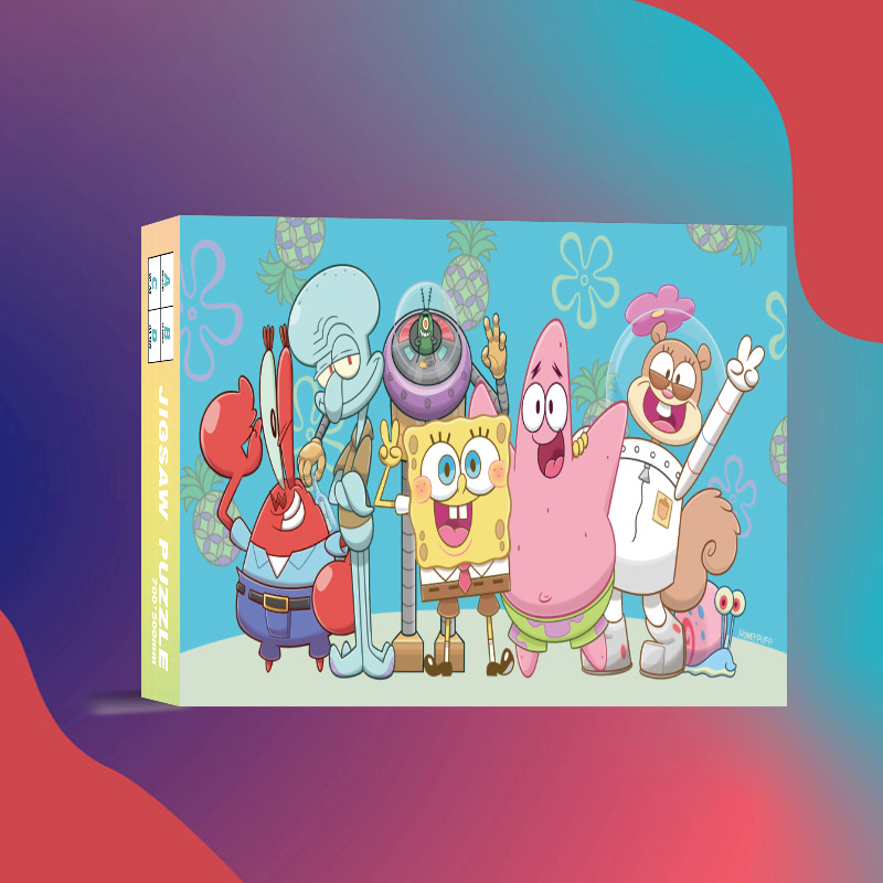 500片】海绵宝宝派大星益智拼图