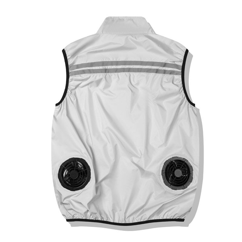 夏季新款男女恒温智能制冷空调服装C户外防晒制冷背心反光条背心