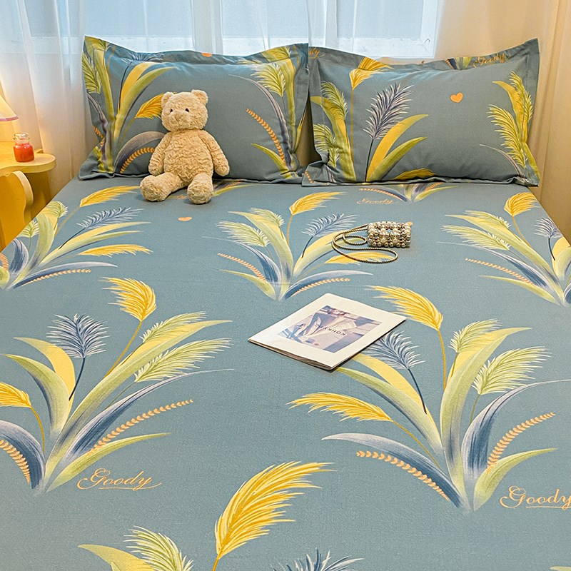 加厚磨毛床单单件纯棉四季通用全棉学生I宿舍被单人枕套三件套炕