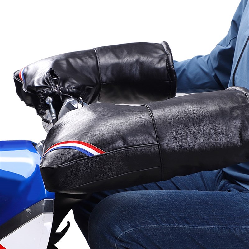 冬季125机车手把套加厚保暖防水电动三轮P机车护把套挡风护手