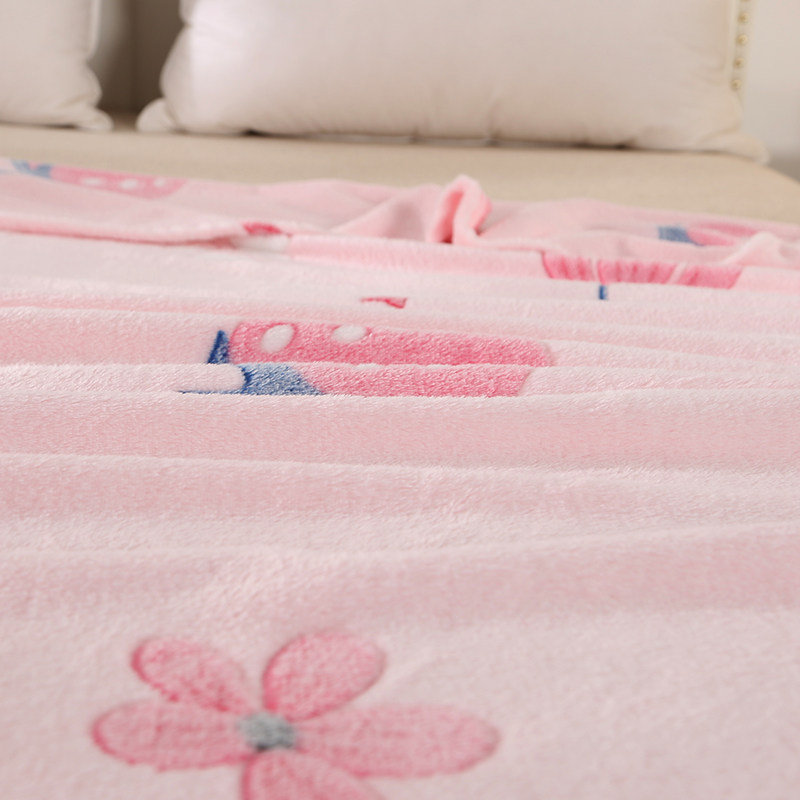 新款加绒加厚f冬季雪花绒床单绒毯单人学生宿舍法兰绒被子午睡毯