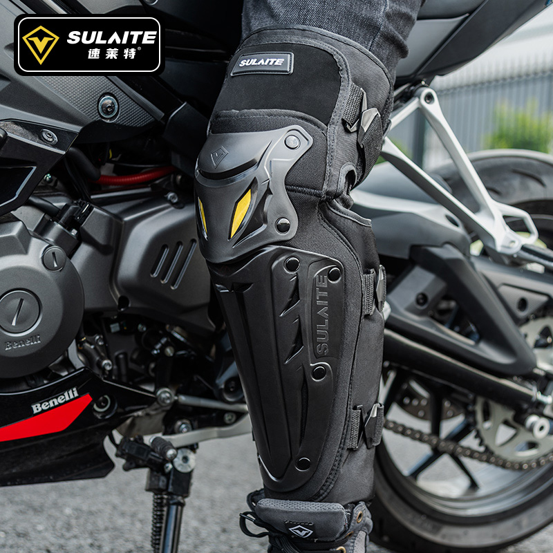 摩托车护膝骑行防摔护具机车骑士装F备男骑车防风膝盖护腿加绒保