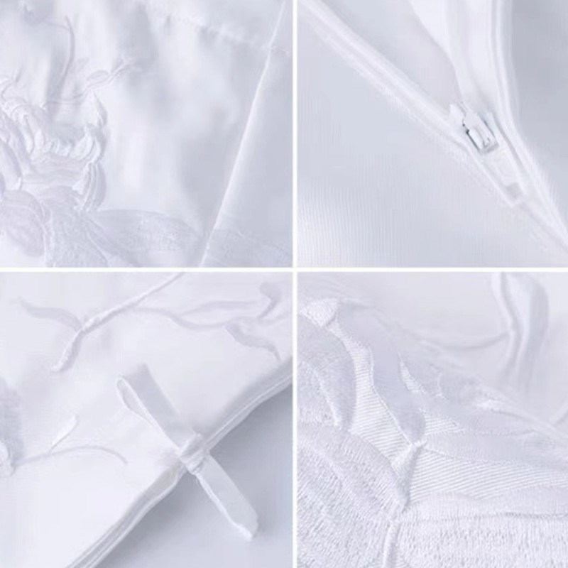 新中式哈伦八分裤绣花p裤子女春秋夏国风白色裤百搭裤显瘦休闲马