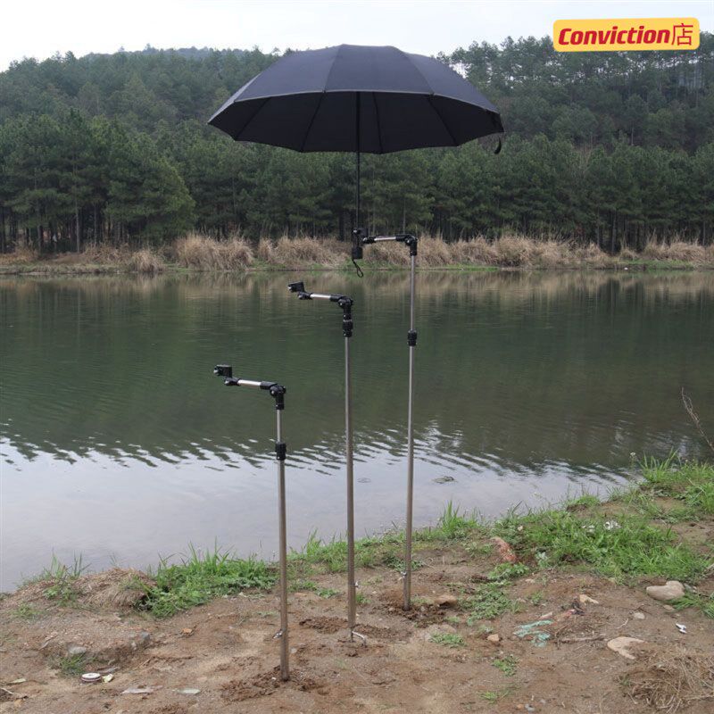 户外遮阳伞e雨伞杆子可折叠便携新款摆摊专用加粗钓鱼专用防雨超