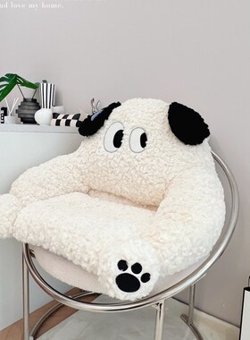 毛绒加厚黄熊草莓熊板q凳座椅全包保暖坐垫靠垫宿舍靠垫办公室椅